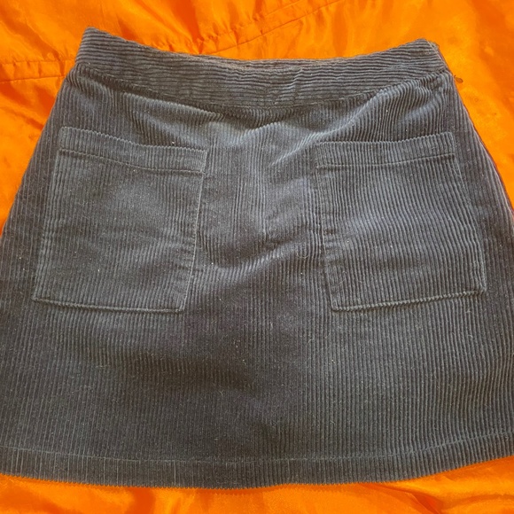 Mini corduroy skirt